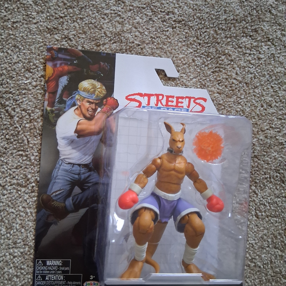 Streets of Rage Roo Action Figure Jakks Pacific 4” 2024 Rare NEW SEALED SEGA